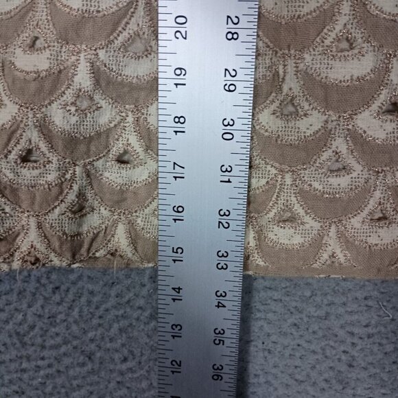 Anthropologie Floreat Sheath Dress Women's 0 Beige Babergh Tapestry Cap Sleeve - Picture 15 of 16